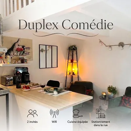 Duplex De La Comedie, Hyper-centre Montpellier