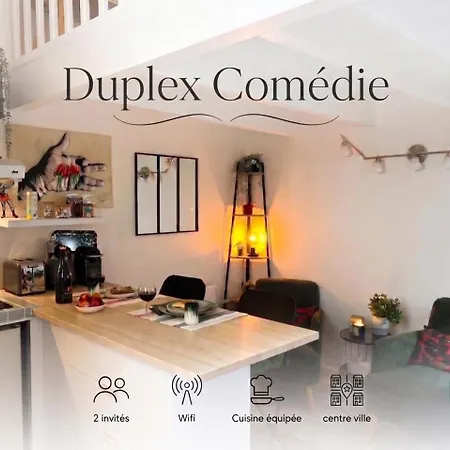 Duplex De La Comedie, Hyper-centre Montpellier